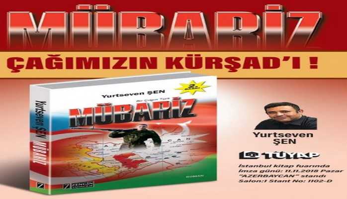 İstanbulda “Mübariz” romanının imza günü keçirilib