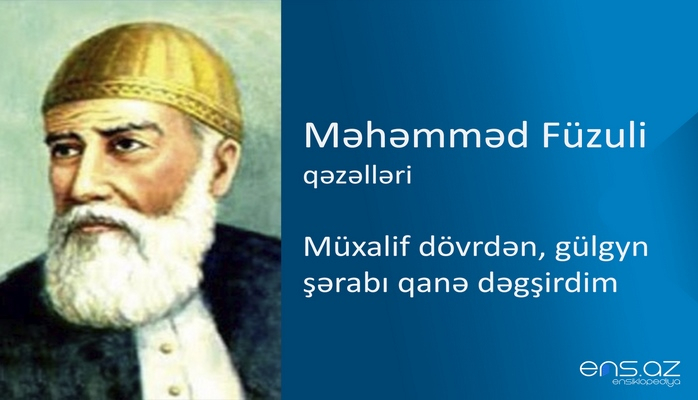 Məhəmməd Füzuli - Müxalif dövrdən, gülgün şərabı qanə dəgşirdim