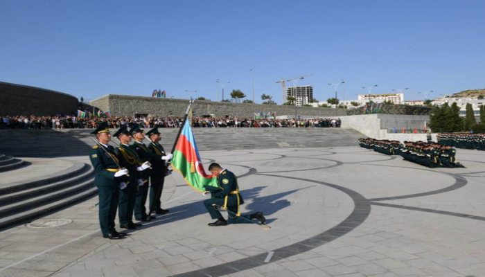 Dövlət Sərhəd Xidmətinin rəisi gənc zabitlərə tövsiyə və tapşırıqlar verib