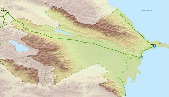 Представлены карты Трансъевропейских транспортных сетей для Азербайджана