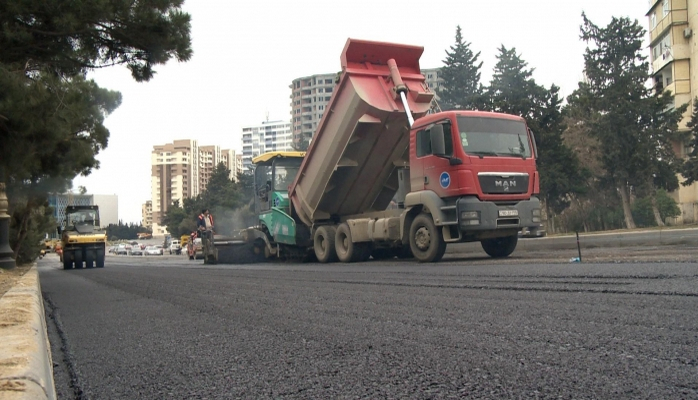 Bu küçələrdə təmir işləri aparılır