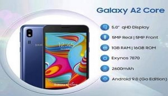 “Samsung Galaxy A2 Core” smartfonu təqdim edilib