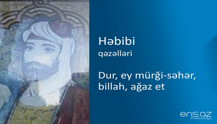 Həbibi - Dur, ey mürği-səhər, billah, ağaz et