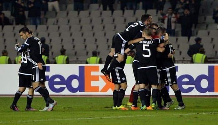 "Qarabağ" futbolçuları oyundan sonra qələbəni belə qeyd etdi