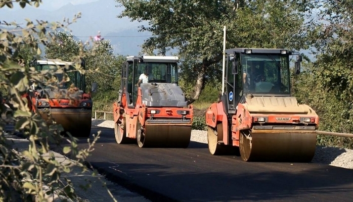 Qəbələdə 18 km yol təmir olunur