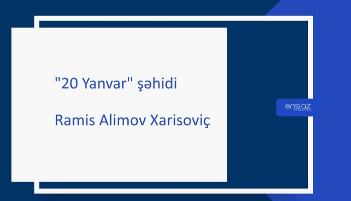 Alimov Ramis Xarisoviç