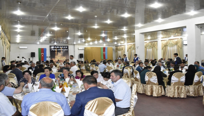 Heydər Əliyev Fondu Zərdab və Tərtərdə iftar süfrəsi açıb