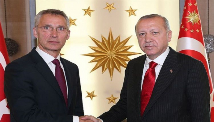 Türkiyə Prezidenti NATO-nun Baş katibi ilə Şərqi Aralıq dənizindən danışıb