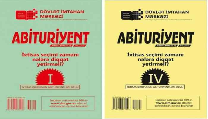 Abituriyentlər üçün "İxtisas seçimi zamanı nələrə diqqət yetirməli?" adlı kitabçalar nəşr olunub