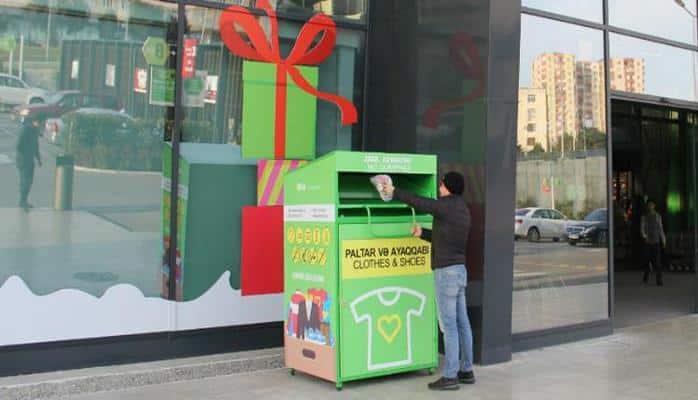 Bakıda istifadəsiz geyim əşyalarının toplanması məntəqələri açılıb