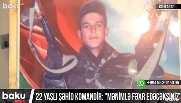 22 yaşlı şəhid komandir Səyadulla Əhmədov