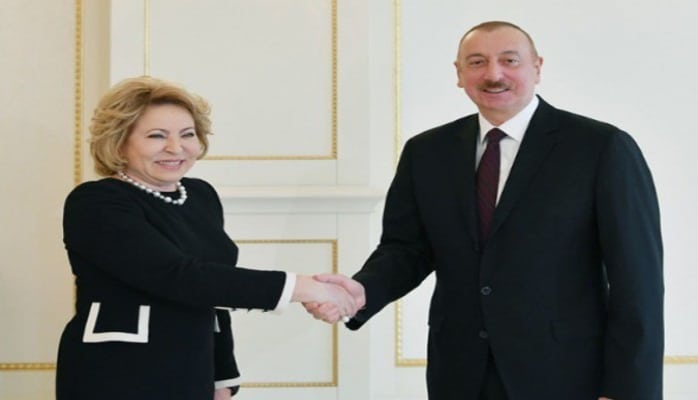 Valentina Matviyenko Prezident İlham Əliyevi təbrik edib