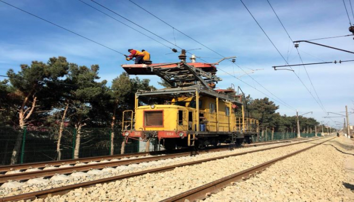 Bakı dairəvi dəmir yolunun elektrik təchizatı sistemi yenidən qurulur