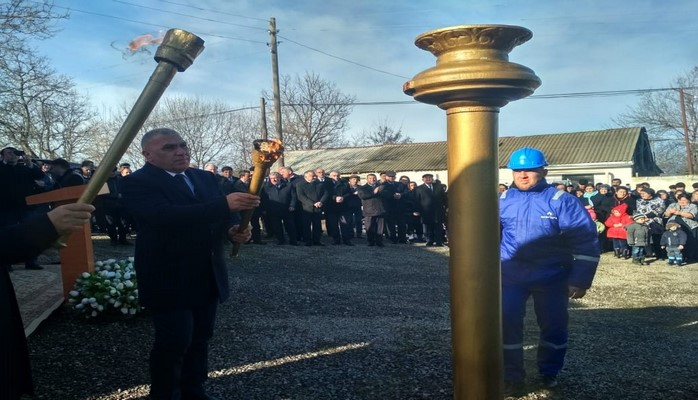 Qusarın iki kəndinə ilk dəfə qaz verilib