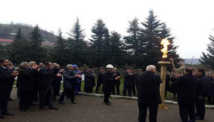 Astaranın Rinə kəndinə təbii qaz verilib