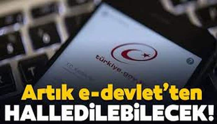 Adres değişikliği e-Devlet'ten yapılacak