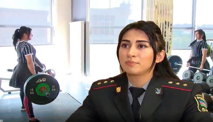 Dəfələrlə çempion olan qadın polisimiz