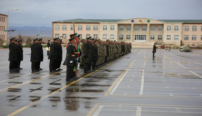 Naxçıvan Qarnizonunda buraxılış mərasimi keçirilib