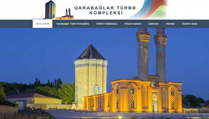 Qarabağlar Türbə Kompleksinin saytı istifadəyə verilib