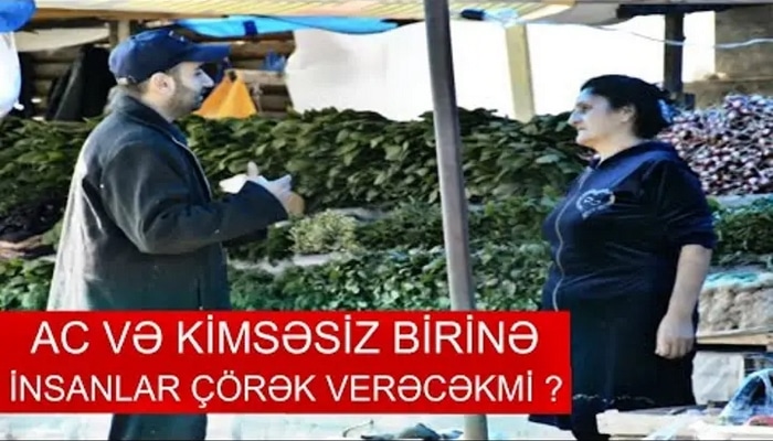 Çörek İsdəyən Ac Birine Şemkir Camahatinin Reaksiyası Necə Oldu