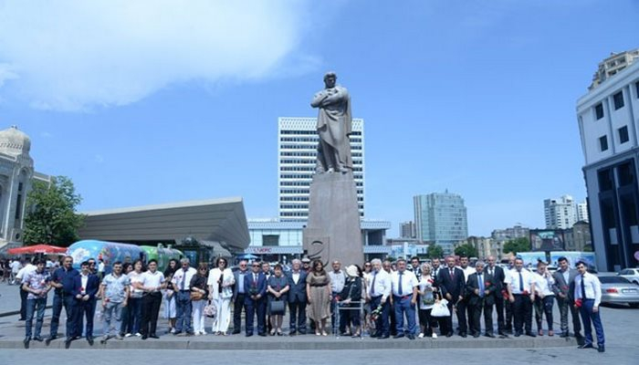 Nəsimi rayonunda Cəfər Cabbarlının 120 illik yubileyi qeyd olundu