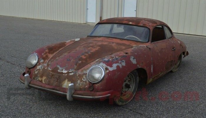 Paslanmış Porsche 356 modelini 82500 dollara satırlar