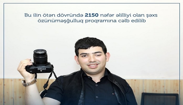 2150 əlil özünüməşğulluq proqramına cəlb edilib