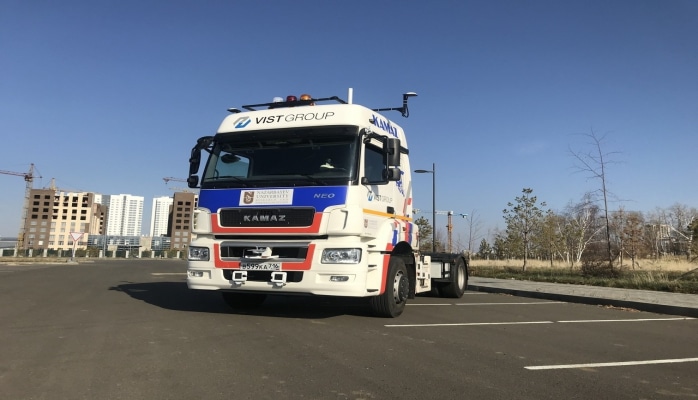 Sürücüsü olmayan “KamAZ” sınaqdan keçirilir