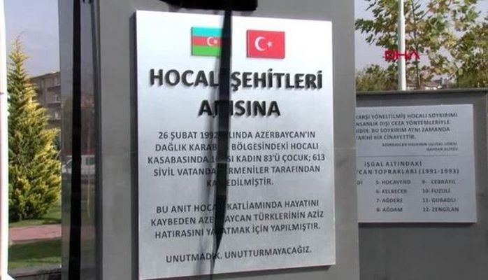 Kayseridə Xocalı abidəsinin açılış mərasimi keçirildi