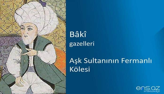 Baki - Aşk Sultanının Fermanlı Kölesi