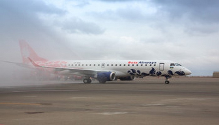 Парк авиакомпании Buta Airways пополнился новым самолетом Embraer E-190