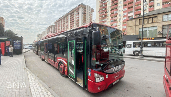 Bakıda üç avtobusun hərəkət sxemində dəyişiklik edildi