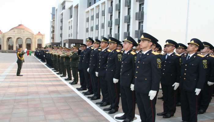 Polis Akademiyasında andiçmə mərasimi keçirilib