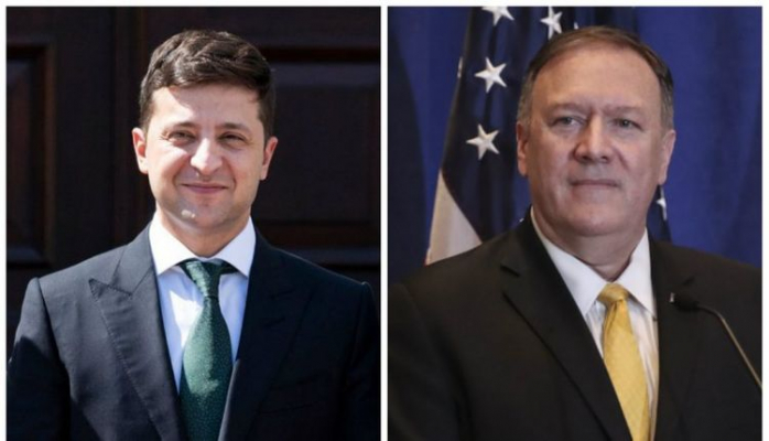 Pompeo və Zelenski arasında telefon danışığı olub