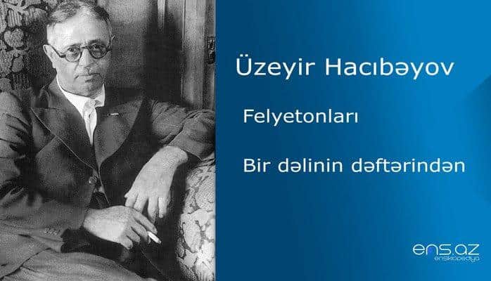 Üzeyir Hacıbəyov - Bir dəlinin dəftərindən