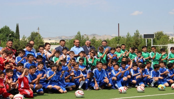 “Açıq Əyləncəvi Futbol Məktəbləri” layihəsindən növbəti tədbir Göyçay rayonunda keçirildi