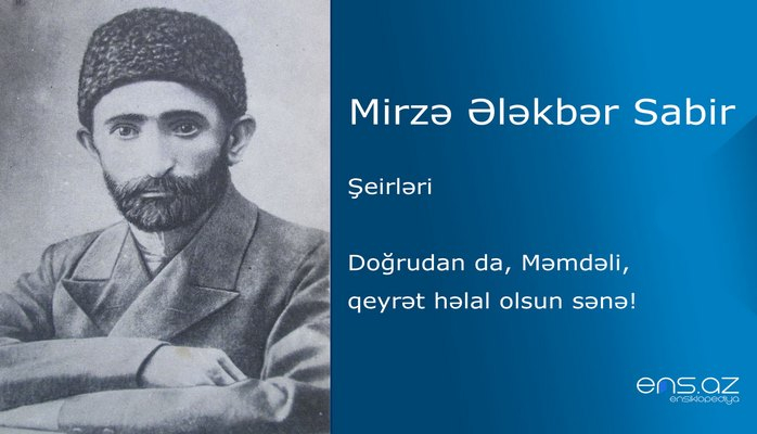 Mirzə Ələkbər Sabir - Dərda ki, razi-pünhan, xahəd şod aşikara