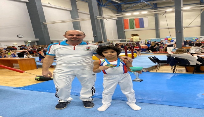 Gimnastımız Rusiyada çempion oldu