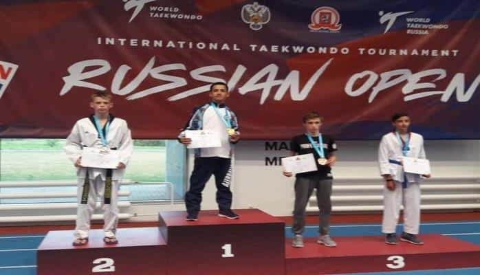 Gənc taekvondoçumuz Rusiyada keçirilən beynəlxalq yarışda qızıl medal qazanıb