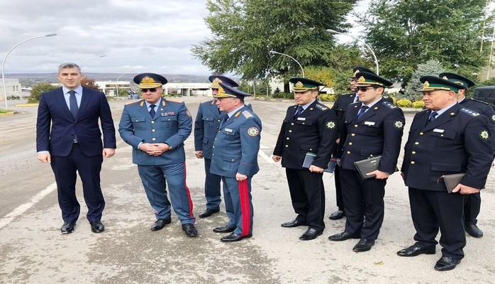 "Samur" çayı üzərində yeni körpünün inşası ilə əlaqədar görülən işlərə baxış keçirilib