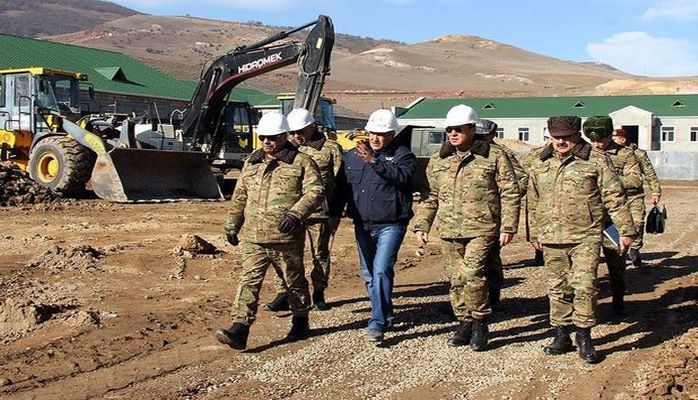 Azərbaycanda yeni hərbi obyektlər tikilir