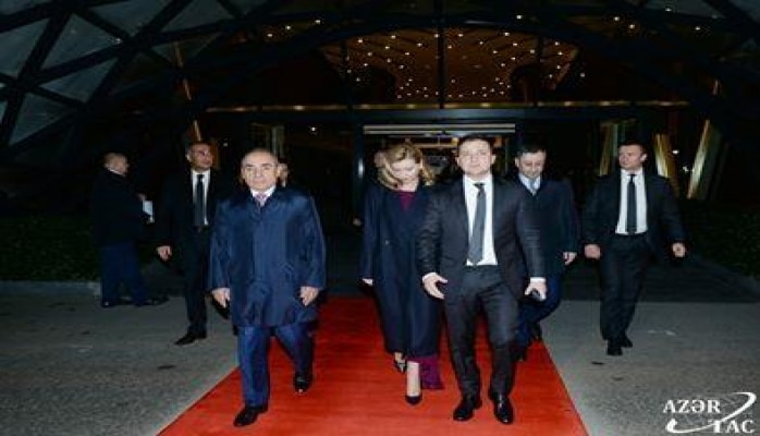 Zelenskinin Azərbaycana səfəri başa çatdı