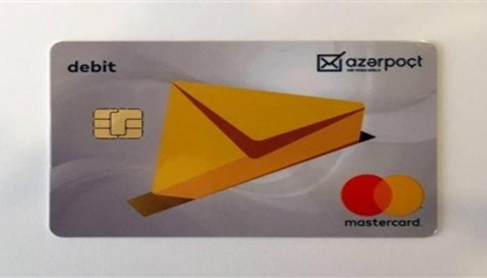 “Azərpoçt” “Debit MasterCard Contactless” funksiyalı kartların emissiyasına başlayıb