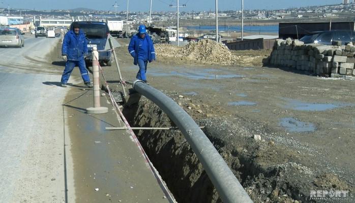 Bakının Xocahəsən qəsəbəsinin qaz təsərrüfatı yenidən qurulur