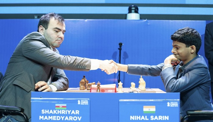 Шахрияр Мамедъяров финишировал четвертым в турнире по рапиду Tata Steel India Rapid Chess