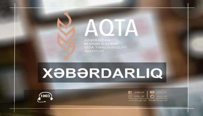 AQTA yumurta istehsalçıları və idxalçılarına xəbərdarlıq edib