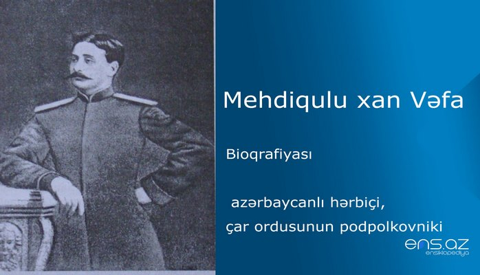 Mehdiqulu xan Vəfa