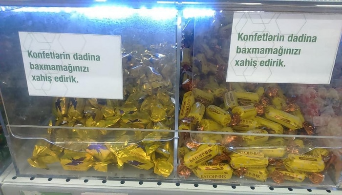 Konfetlərin dadına baxmaq qadağan olundu