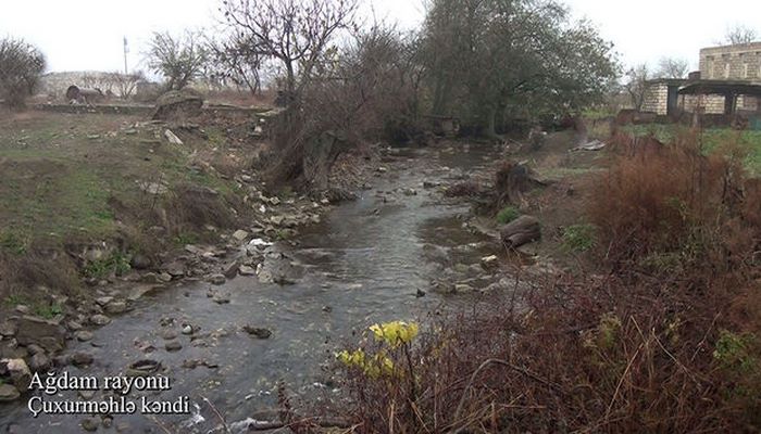 Ağdamın Çuxurməhlə kəndinin görüntüləri