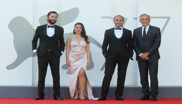 Azərbaycan filminin yaradıcı heyəti 77-ci Venesiya Film Festivalının qırmızı xalçasında